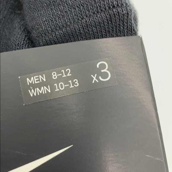 NIKE EVERYDAY COTTON CUSHIONED ANKLE TRAININ SOCKS - Picture 12 of 13